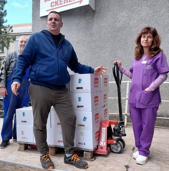 Голямо дарение от козунаци и козуначени изделия получи горнооряховската болница