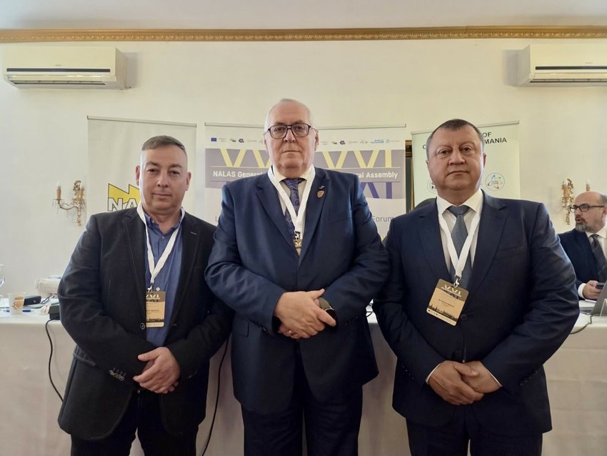 Председателят на ОбС във Велико Търново и кметът на Павликени участваха в Общото събрание на НАЛАС в Сибиу, Румъния