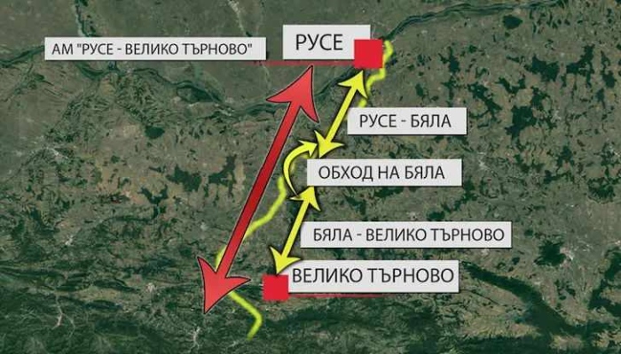 АПИ прекрати търг за €1,5 млрд. за магистралата Бяла – Велико Търново, проектът се отлага за след 2032 г.