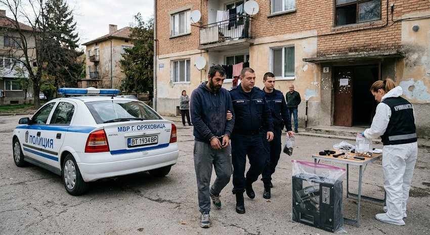 Полицията в Горна Оряховица залови извършител на взломна кражба на каса и монетоприемник от вендинг автомат
