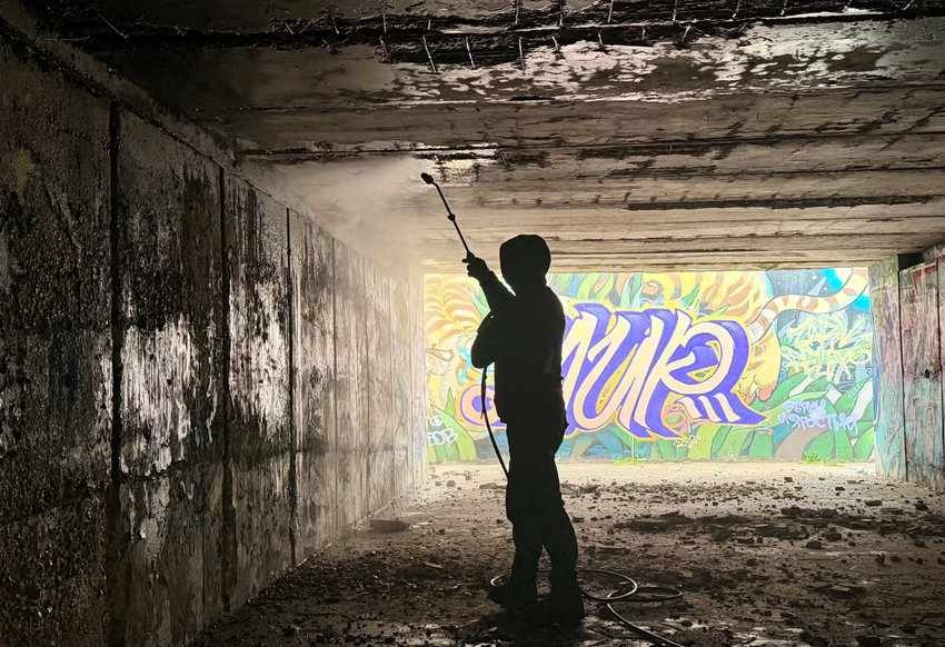 Започна ремонтът на пешеходния подлез до Mall Veliko Tarnovo