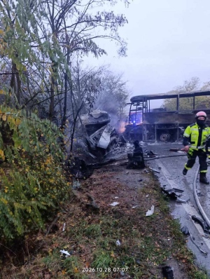 Автобус с пътници и два камиона се запалиха след катастрофа на пътя Русе-София, двама загинаха (ВИДЕО+СНИМКИ)